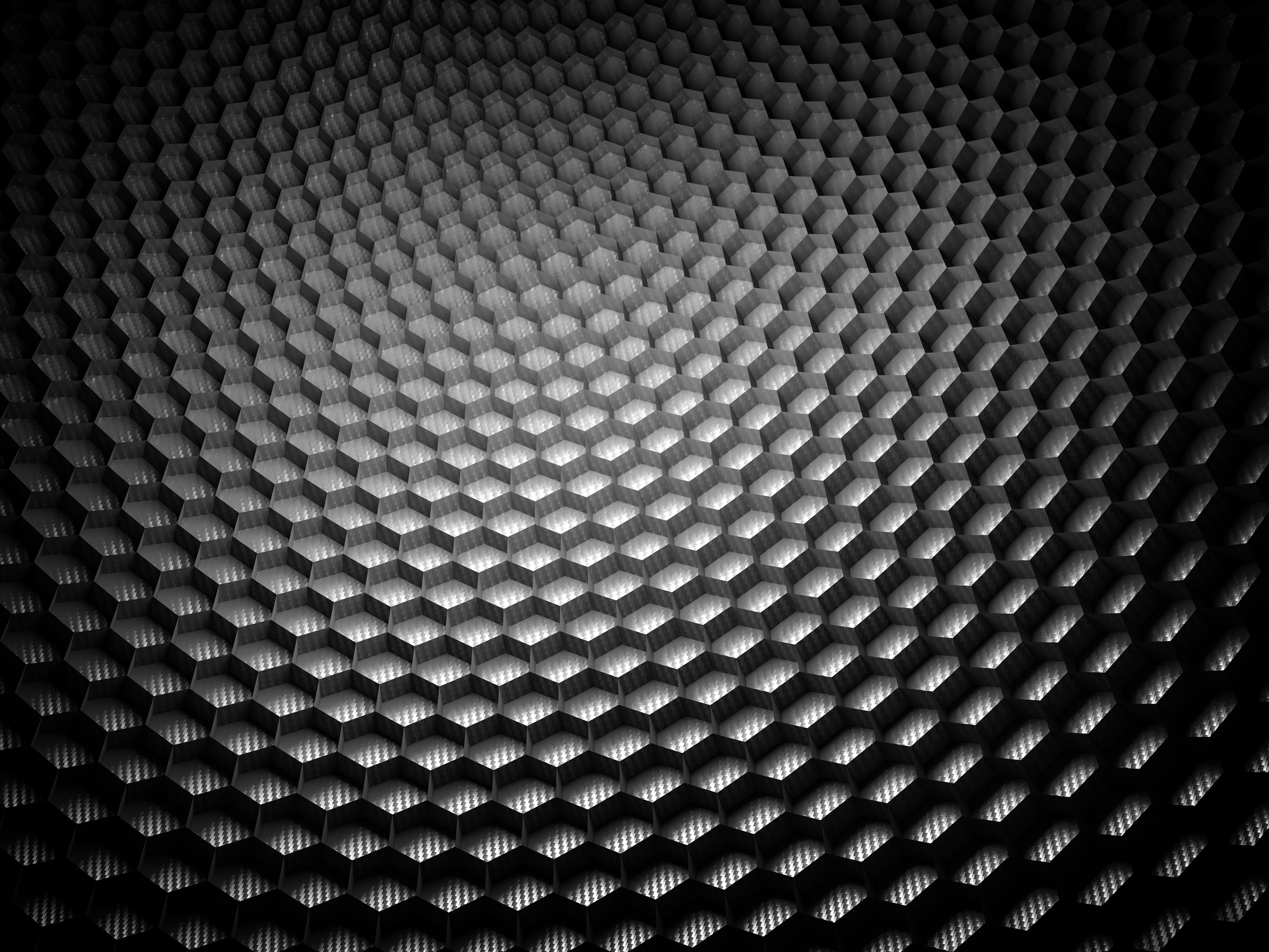 Hexagon Carbon Fiber Background